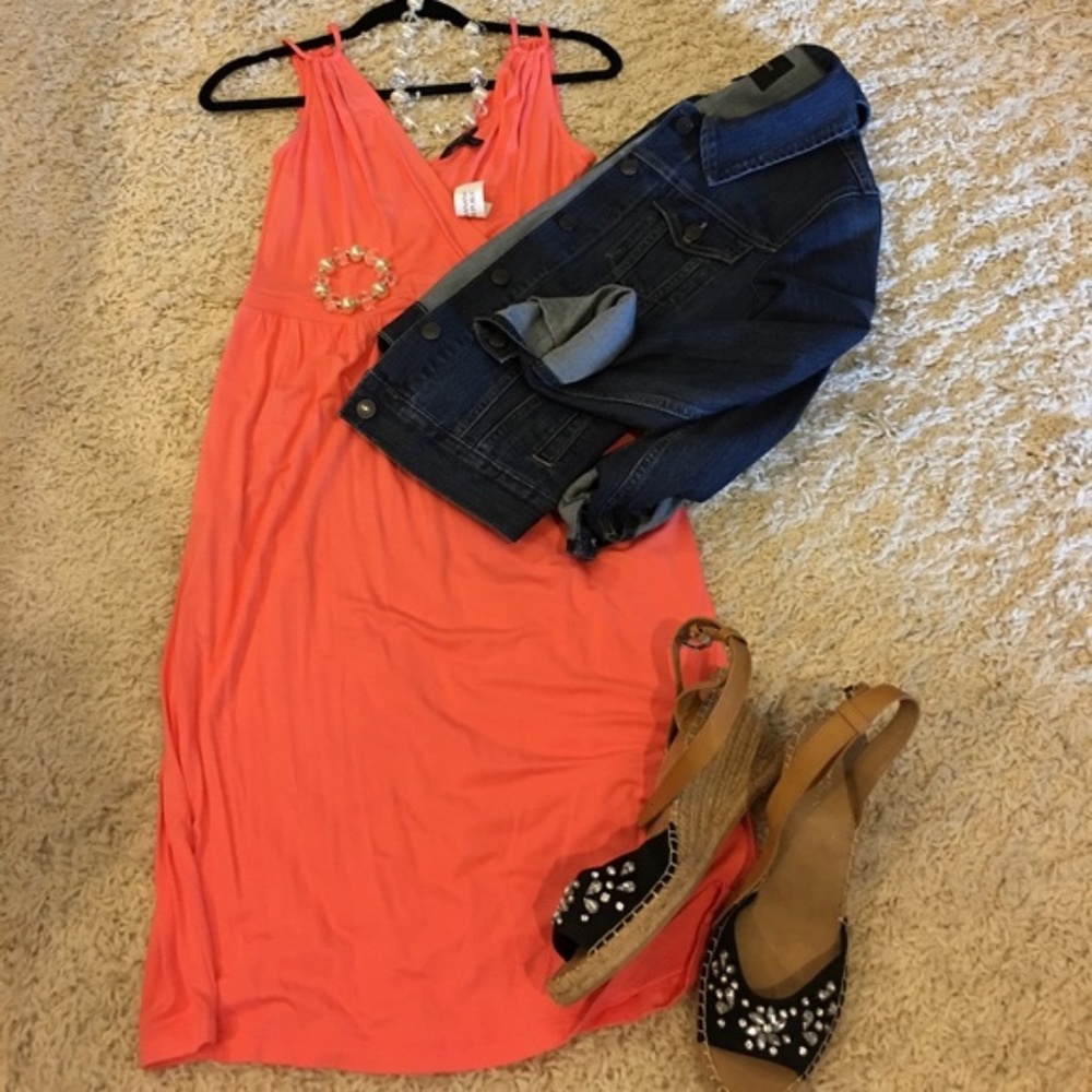 Banana Republic Coral Summer Dress